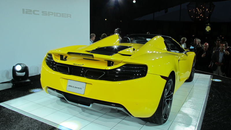 Illustration for article titled See The McLaren 12C Spider Live At Pebble Beach
